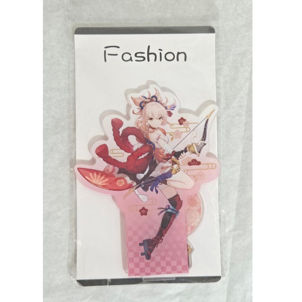 Genshin Impact Yoimiya Acrylic Stand Figure Anime Sealed With Base
